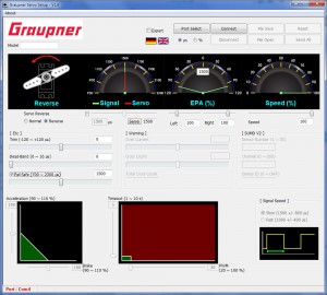 GraupnerServoSoftware