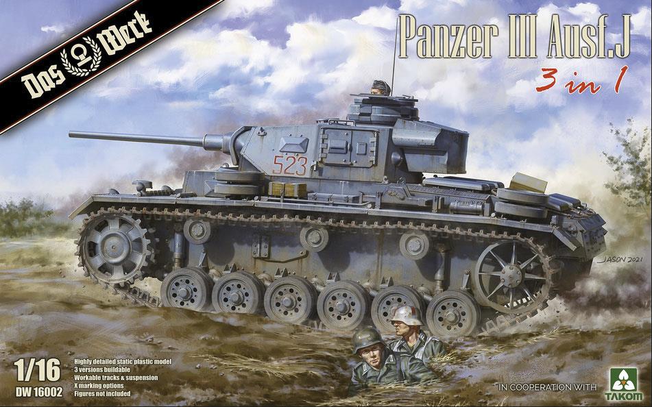 Panzer III Ausf.J (3 in 1), skala 1/16